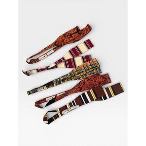 LORD & TAYLOR Vintage Rooster Lot of 5 Men's Bow Ties